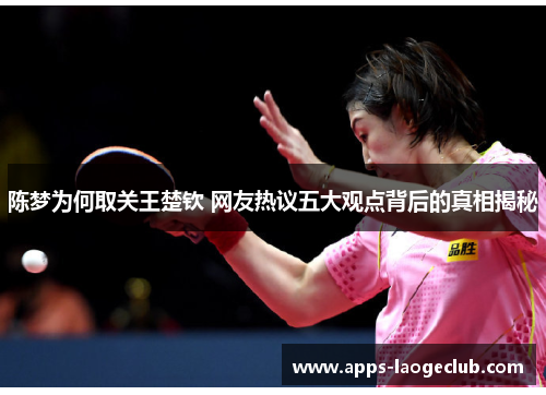 陈梦为何取关王楚钦 网友热议五大观点背后的真相揭秘 陈梦为何取关王楚钦 网友热议五大观点背后的真相揭秘