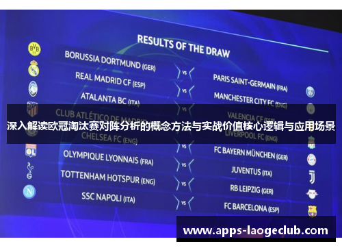 深入解读欧冠淘汰赛对阵分析的概念方法与实战价值核心逻辑与应用场景 深入解读欧冠淘汰赛对阵分析的概念方法与实战价值核心逻辑与应用场景