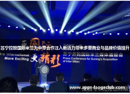 苏宁控股国际米兰为中意合作注入新活力带来多重商业与品牌价值提升